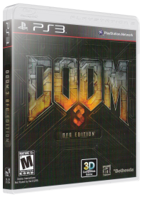Doom 3 BFG Edition Playstation 3 US box art